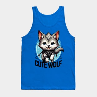 Cute Baby Wolf Tank Top